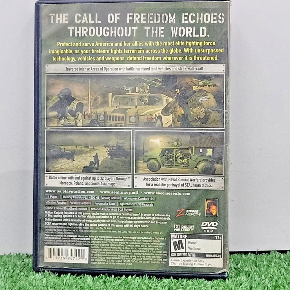 SOCOM 3: U.S. Navy SEALs‎ Video Game for PS2 Sony PlayStation 2 Tested & Working